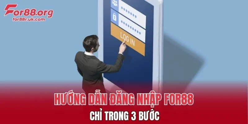 Giao diện đăng nhập FOR88 tại trang chủ